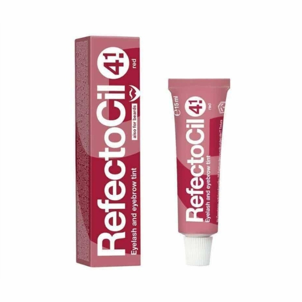 Red Refectocil Eyelash And Eyebrow, Beards Tinting 15Ml - 4.1