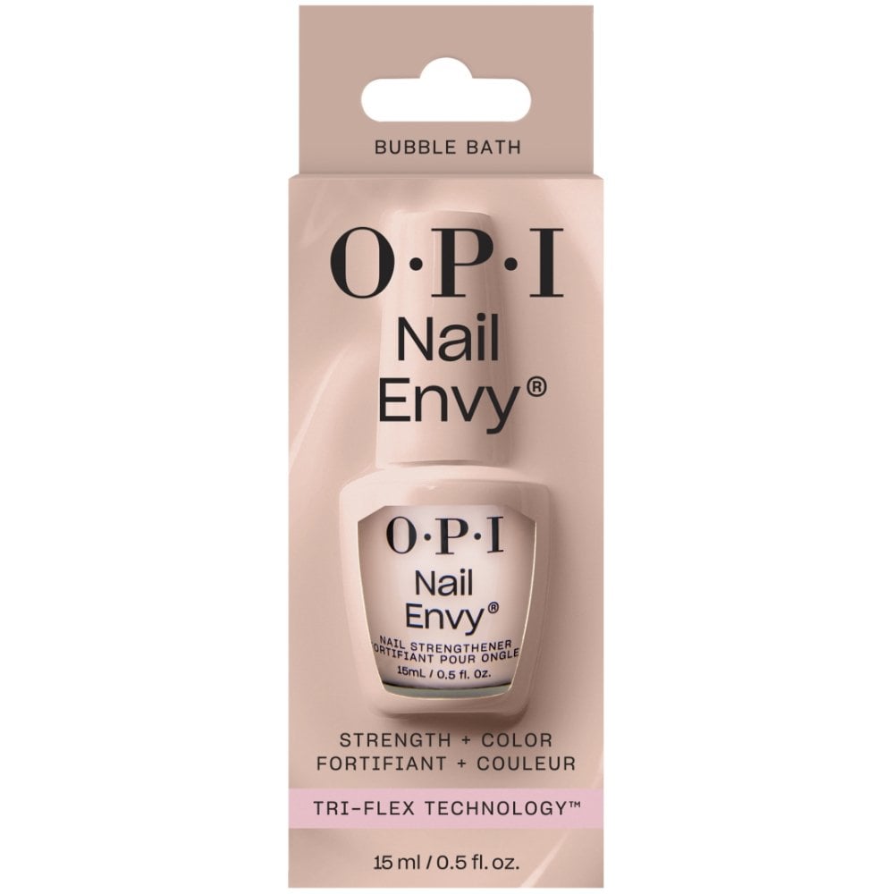 Opi Pink/Red Nail Envy Nail Strengthener Treatment Bubble Bath - 15Ml