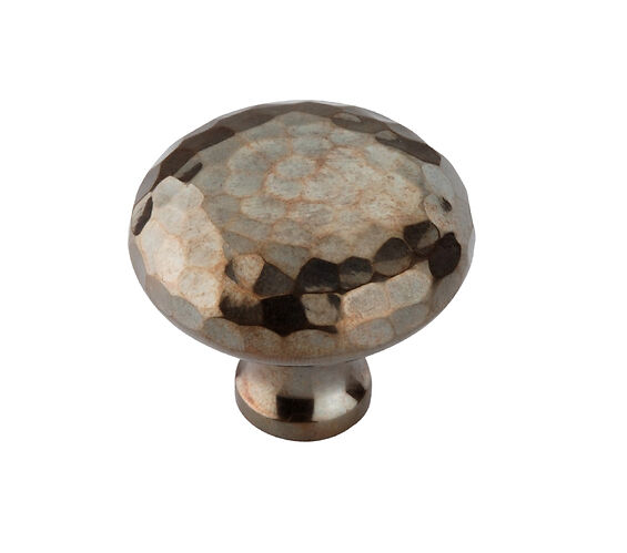 Door Handle Company Spira Brass Hammered Mushroom Cupboard Knob (32Mm Or 38Mm), Antique Brass - Sb2337at Antique Brass - 32Mm