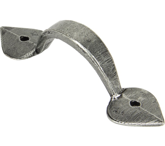 Door Handle Company From The Anvil Shropshire D Pull Handles (73Mm, 100Mm Or 172Mm C/C), Pewter - 45245 Pewter - Medium (100Mm C/C)
