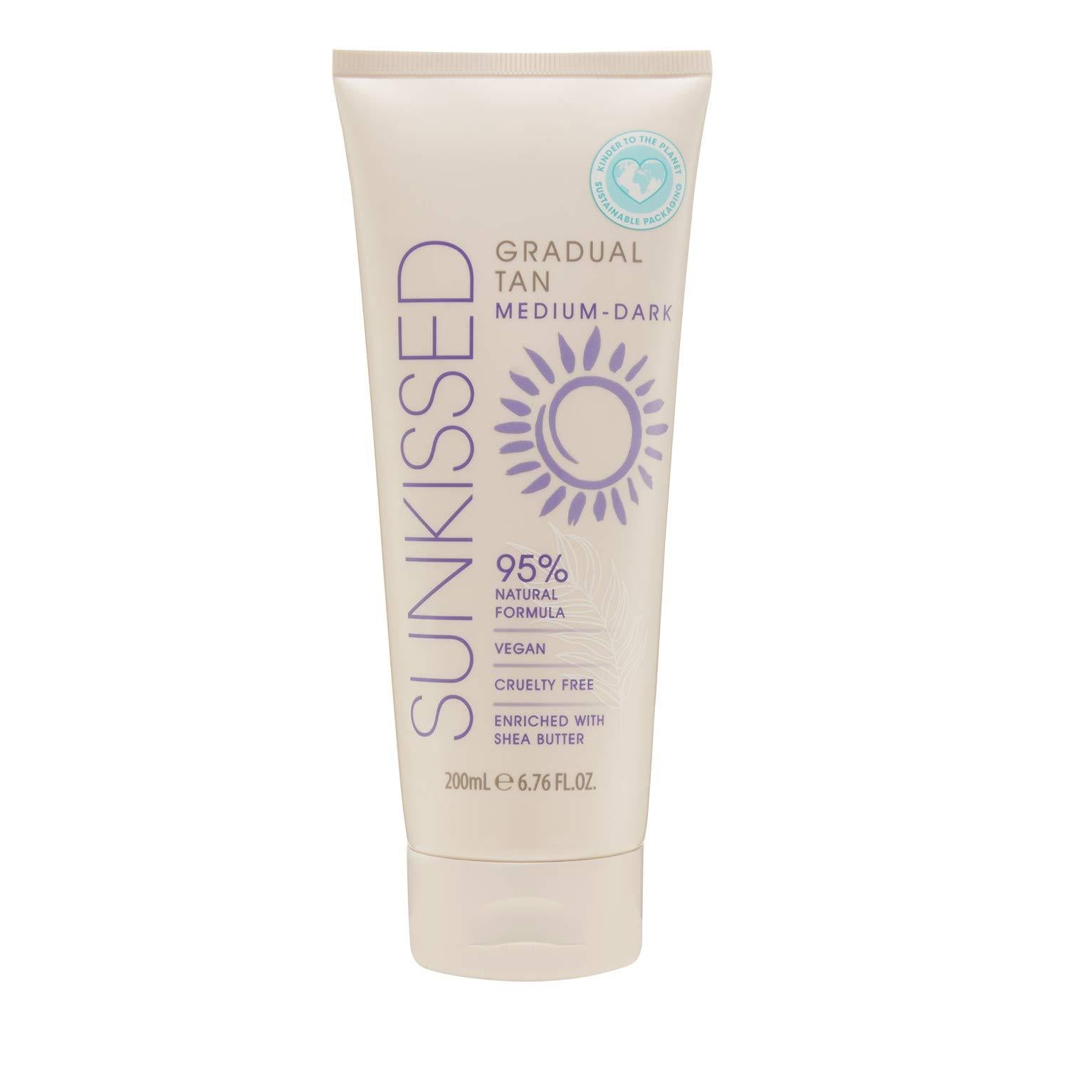 Sunkissed Dark 95 Percent Natural Gradual Tan 200Ml - Medium