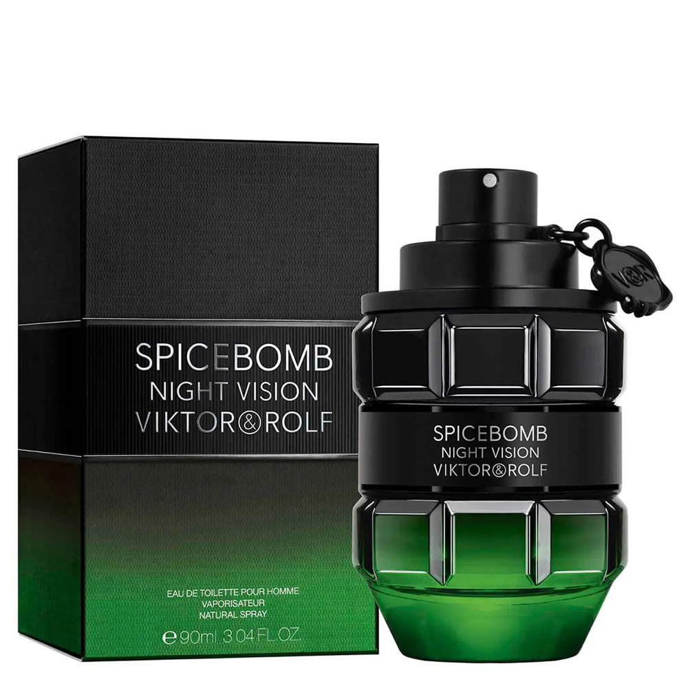 Viktor & Rolf Men's Amber/Green/Dark Spicebomb Night Vision Eau De Toilette 90Ml - Image 9
