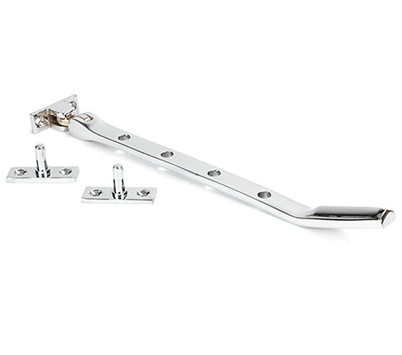 Door Handle Company From The Anvil Art Deco Window Stay (8", 10" Or 12"), Polished Chrome - 51898 Polished Chrome - 10"