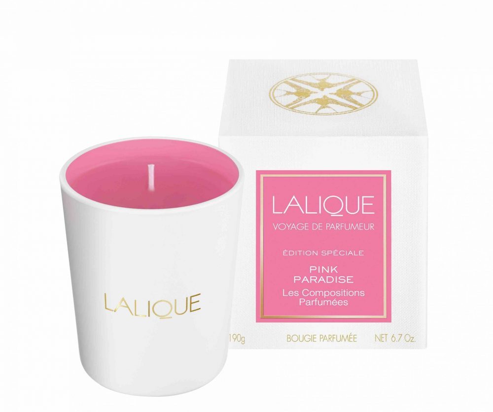 Lalique Pink Paradise Candle 190g | TJ Hughes - Image 11