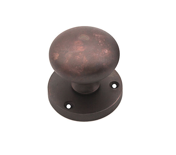 Door Handle Company Bronze Spira Brass Victorian Mortice Door Knob (60Mm), Aged - Sb2114abz (Sold In Pairs) Aged
