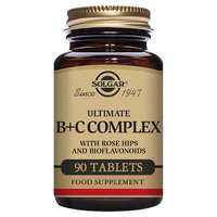 Image of Solgar Ultimate B + C Complex - High Potency - 90 Tablets