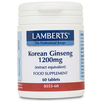 Image of LAMBERTS Korean Ginseng - 60 x 1200mg Tablets