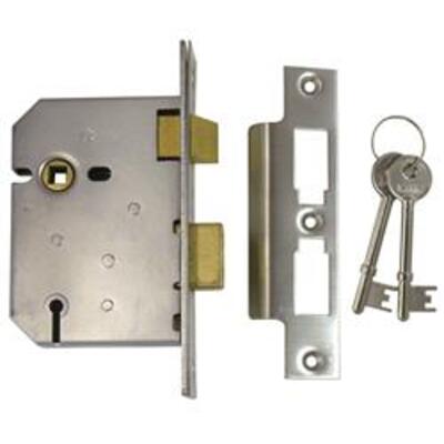 Union 2277 3 Lever Mortice Sashlock  - 3 lever key