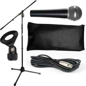 Tiger Microphone And Stand Set With Cable Package