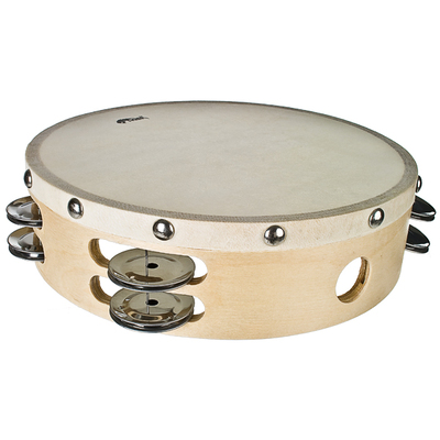 Image of Tiger 8" Double Row Wood Tambourine