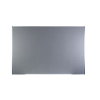 Image of Boards Direct Felt Noticeboard Aluminium Frame 1800 x 1200mm GREY