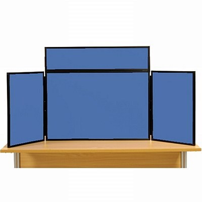 Midi Desk Top Display Stand Black Frame/BlueberryFabric