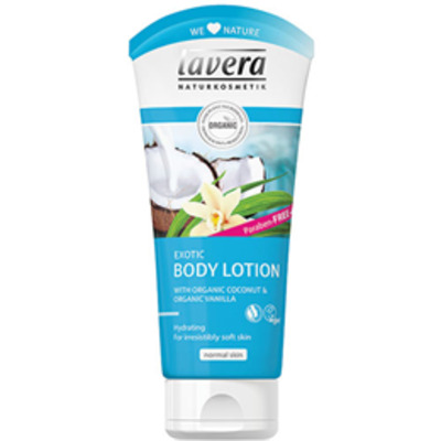 Lavera  Exotic latte idratante corpo senza parabeni cocco e vaniglia 200 ml