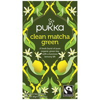 Image of Pukka Teas Organic Clean Matcha Green - 20 Teabags x 4 Pack