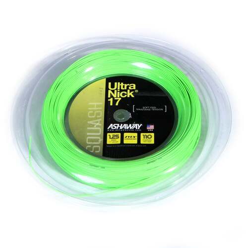 Ashaway UltraNick 17 Squash String - 110m reel