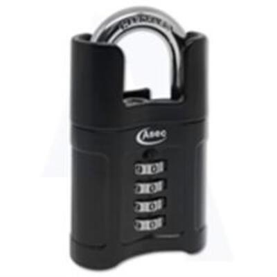 ASEC Closed Shackle Combination Padlock  - 55mm Closed Shackle