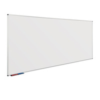 Image of Large Magnetic Whiteboard Coated Steel 2400 x 1200mm