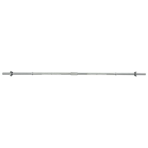 Viavito 5ft Standard Chrome Barbell Bar with Spinlock Collars
