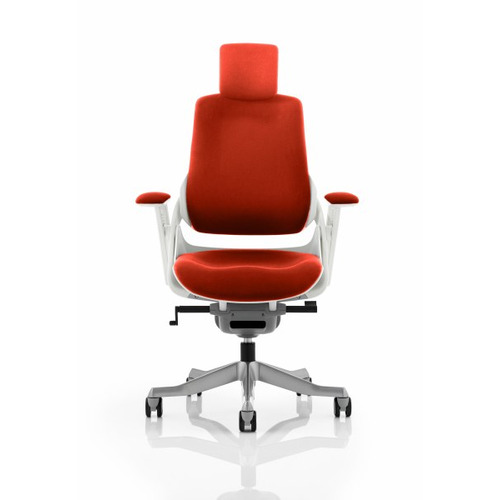 Zure Executive Chair Tabasco Red Fabric