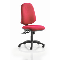 Image of Eclipse XL 3 Lever Task Operator Chair Wine fabric