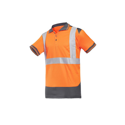 Sioen 3887 Piras Orange High Vis Polo Shirt