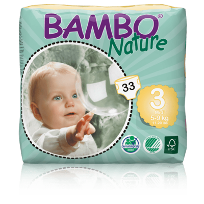 Bambo Nature Midi Nappies - Size 3