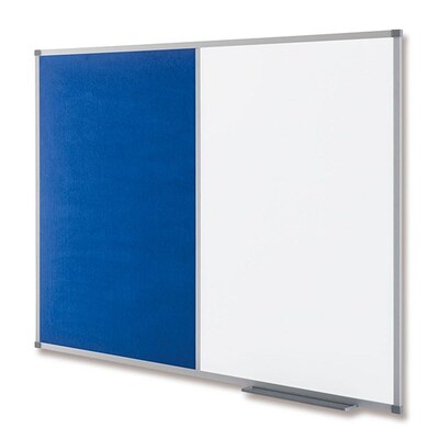 Nobo 1902258 Combo Board 900 x 1200mm Drywipe/Blue Felt