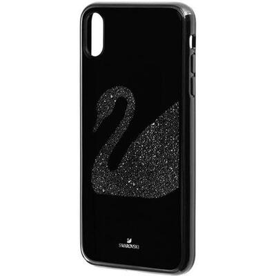 Swarovski Swan Fabric Smartphone Case With Integrated Bumper, Iphone® Xr, Black