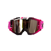 Image of Chaos Kids MX Goggles Pink Black