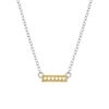Mini Bar Reversible Necklace - Gold & Silver