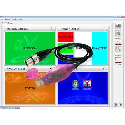 Sweetlight Cable DMX Software Interface