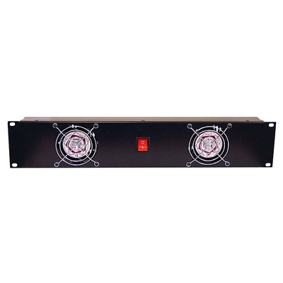 19-Inch 2U Fan Ventilation Panel