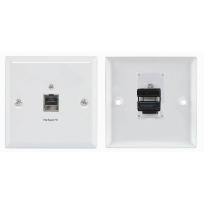 Cat5e RJ-45 Wall Connector Plate