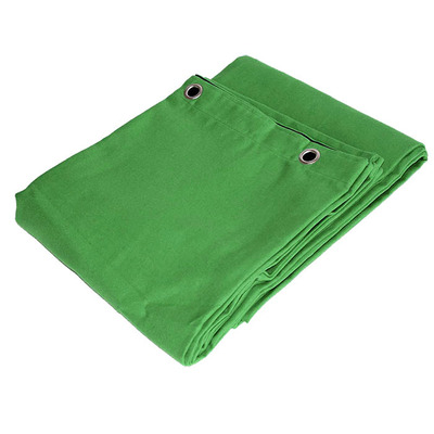 Molton Stage Backdrop with Eyelets - 3 x 10m Green Screen