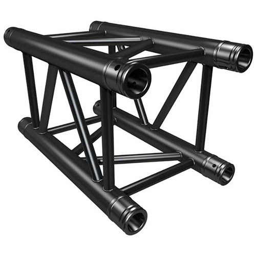 Black Quad Trussing 290 50mm Tube  Prolyte H30 Compatible - 0.25M