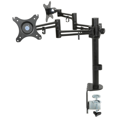 Dual Monitor Desktop Mount with Extension Arms