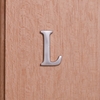 Image of Self Adhesive 40mm Aluminium Letter L