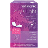 Image of Natracare Dry & Light Pads (Light Incontinence) - 20 Pack