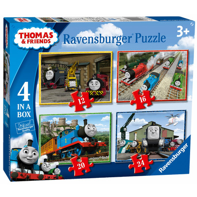 Ravensburger Thomas & Friends 4 in a Box (12, 16, 20, 24pc) Jigsaw Puzzles Ravensburger Thomas & Friends 4 in a Box (12, 16, 20, 24pc) Jigsaw Puzzles