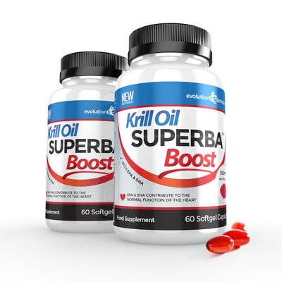 Krill Oil Superba™ Boost 590mg Krill Oil Softgels - 120 Capsules