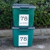 Image of Wheelie bin address stickers 6 pack &#8211; personalised with your address