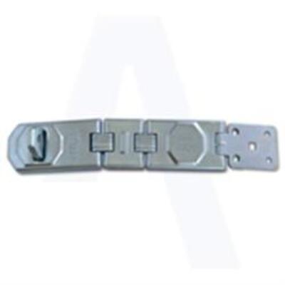 ASEC Galvanised Multi Link Concealed Fixing Hasp & Staple  - 75mm GALV