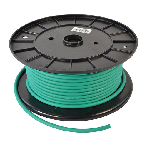 Microphone Cable, Low Noise, Flexible Green, 50m Roll