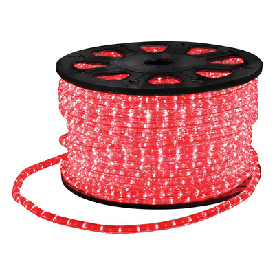 LED Ropelight with Wiring Accessories 90m Red