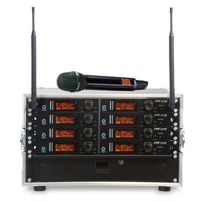 JTS UF-20R Rack n Ready Microphone System 8 Channel Handheld