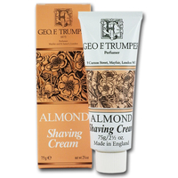 Image of Geo F Trumper Almond Shaving Cream Tube 75g