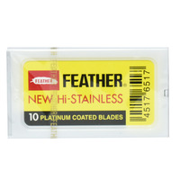Image of Feather Platinum Safety Razor Blades (x10)
