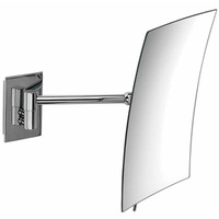Image of Contemporary 3x Chrome Wall Mirror 'Staten Island'
