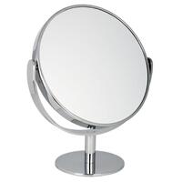 Image of Large 10x Magnification Chrome Pedestal Mirror