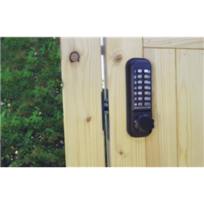 Borg Locks BL2602 ECP – Marine grade, 28mm ali latch, knurled knob keypad with ECP coding chamber & inside paddle handle with optional holdback - BL26